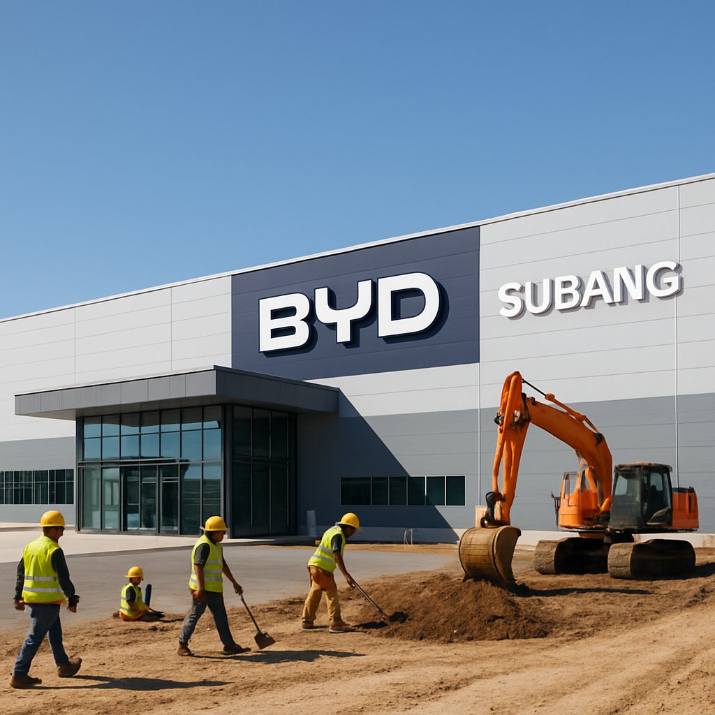 Ilustrasi Pabrik BYD di Subang Resmi Dibuka, Zeusbol Tertunda?